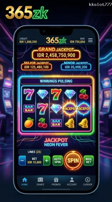 Pratinjau antarmuka kkslot777 — aplikasi APK resmi Android v2.5.6